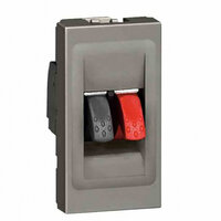 Arteor  Loudspeaker Socket - Magnesium  | LV0501.0078