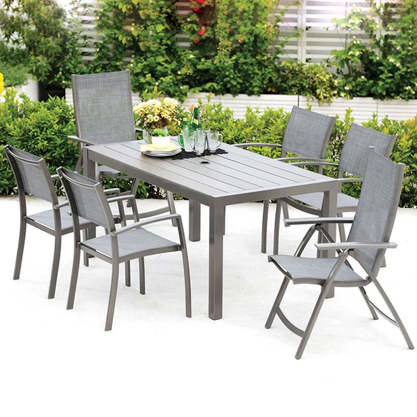 Lifestyle Garden Solana 6 Seater Rectangular Dining Set 2