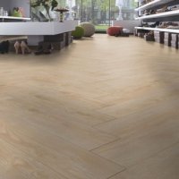 19064 - Kyburg Blonde Oak 8mm 665 x 133mm AC4 - Price Per Sq. Yard.