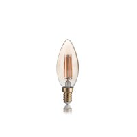 E14 CLEAR 4W CANDLE, 2200K NON-DIMMABLE