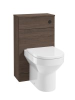 CORTA BACK TO WALL WC UNIT SABLE ASH-BLACK BUTTON