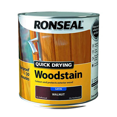 Ronseal Quick Dry Woodstain - Walnut 2.5L