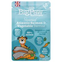 Little Big Paw Wet Dog Pouch Small Breed Steamed Atlantic Salmon & Veg 12x85g