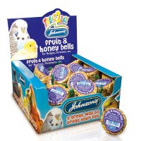 Johnsons Treat 2 Eat Fruit & Honey Bells For Budgies 1x27
