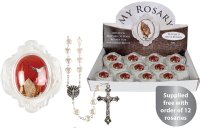Confirmation Rosary/Red-Symbolic  (F62825)