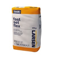 Larsen Tile Adhesive Fast Set Flex White 20Kg
