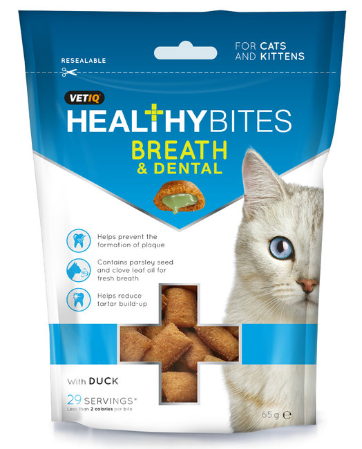 VETIQ Breath & Dental Care Treats for Cats & Kittens 6 TrustPet