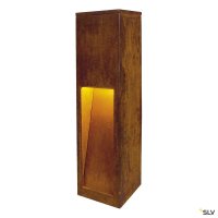 RUSTY SLOT 50CM BOLLARD