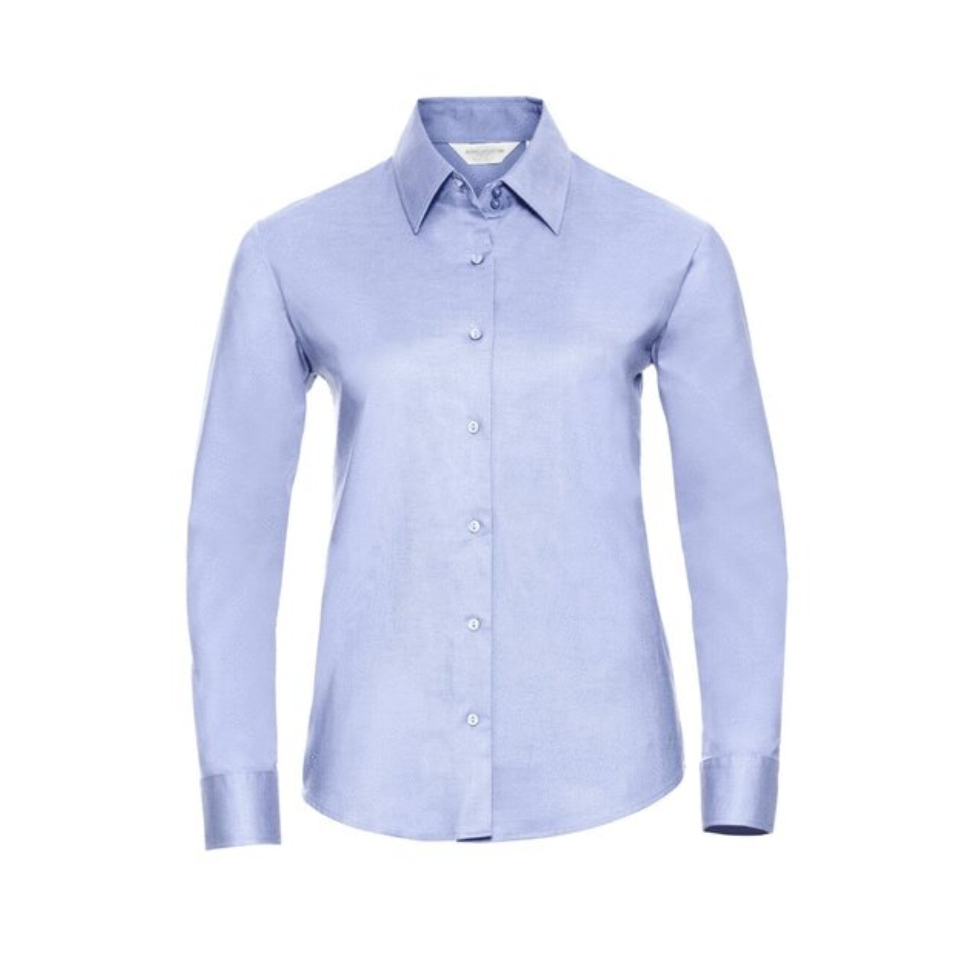 Russell Ladies L/S Oxford Shirt, Oxford Blue