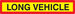 Long vehicle panel 1265x225mm reflective aluminium