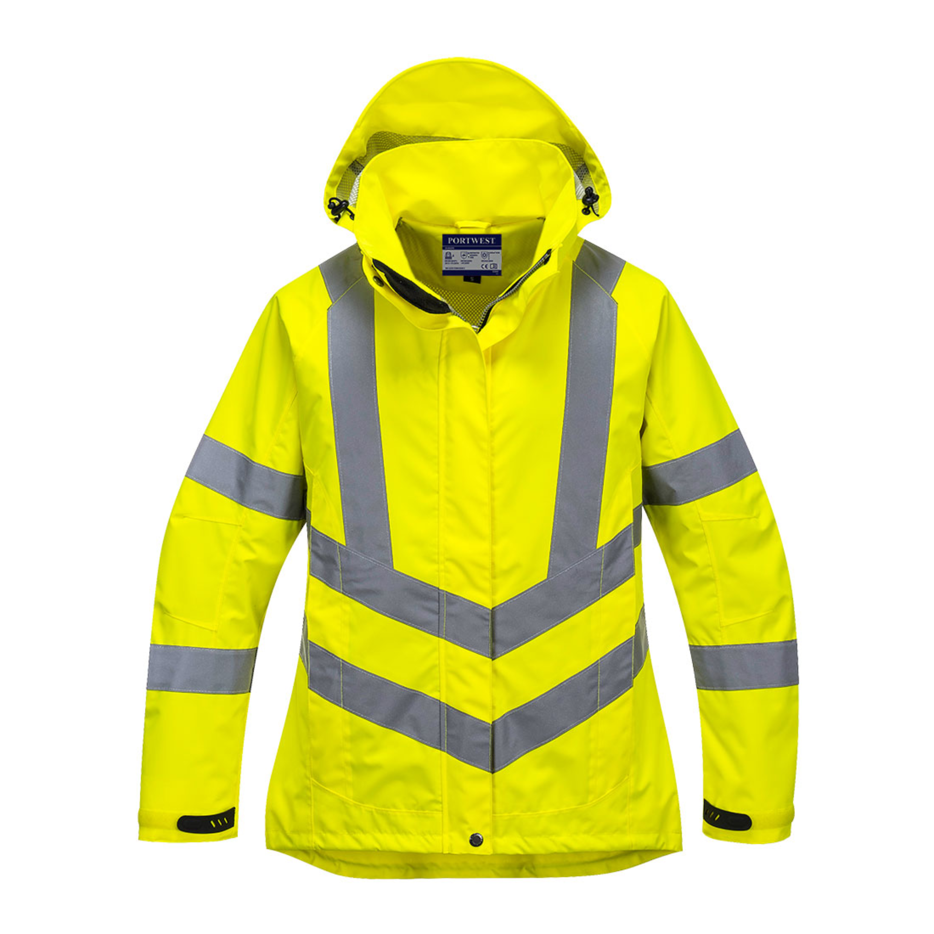 Portwest Ladies Hivis Breathable Jacket, Yellow