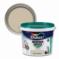 Weathershield Soft Avoca Colour Swatch & 10L Paint Bucket