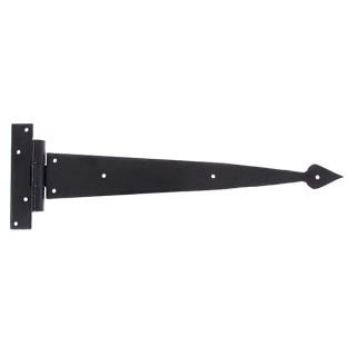 33807 - Black 15 Inch Arrow Head T Hinge (Pair)