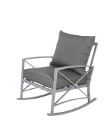 PERU ALUMINIUM ROCKING GARDEN CHAIR ANTRACITE