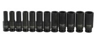 Signet 3/8in Drive Deep Impact Socket Set 12 pce 8mm - 22mm