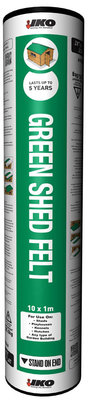 Iko Shed Felt Green Mineral 10x1m