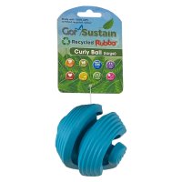 Gor Sustain Rubba Curly Ball Large Blue 10.5cm
