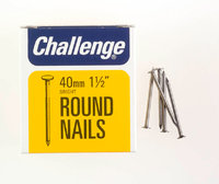 Challenge Bright Steel Round Wire Nails 40mm 225g