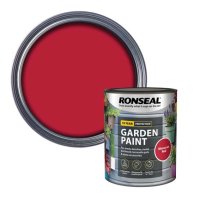 Ronseal Garden Paint Moroccan Red 750ML Tin