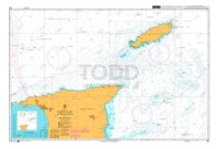 ADMIRALTY Chart - 500 North East Approaches to Trinidad