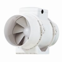 Xpelair High performance 2 speed mixed flow Inline fan