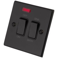 Black Metal Dual Immersion on/off switch 6082-056