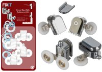Shower Glass Roller Replacement Set