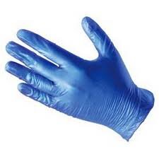 Powder Free Vinyl Blue Gloves