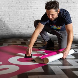 ORAJET 1663 &ndash; PVC Digital Media for Floor Graphics