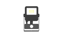 Bell Skyline Slim+ 10W 4K PIR Floodlight