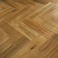 DCFL0166 Engineered Herringbone Smoke Brushed And Lacquered 18mm - Price Per Sq. Yard.