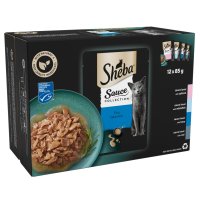 Sheba Sauce Collection Fish Selection in Gravy Pouches 4x12x85gm - DIS