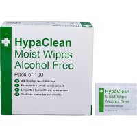 MOIST WIPES ALCOHOL FREE (PACK OF 100)