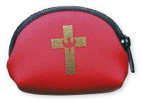 Confirmation Rosary Purse/Red   (F6438)