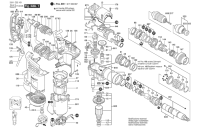 Spare parts for BOSCH GBH 4-32 DFR SDS+ 110V ROTARY HAMMER