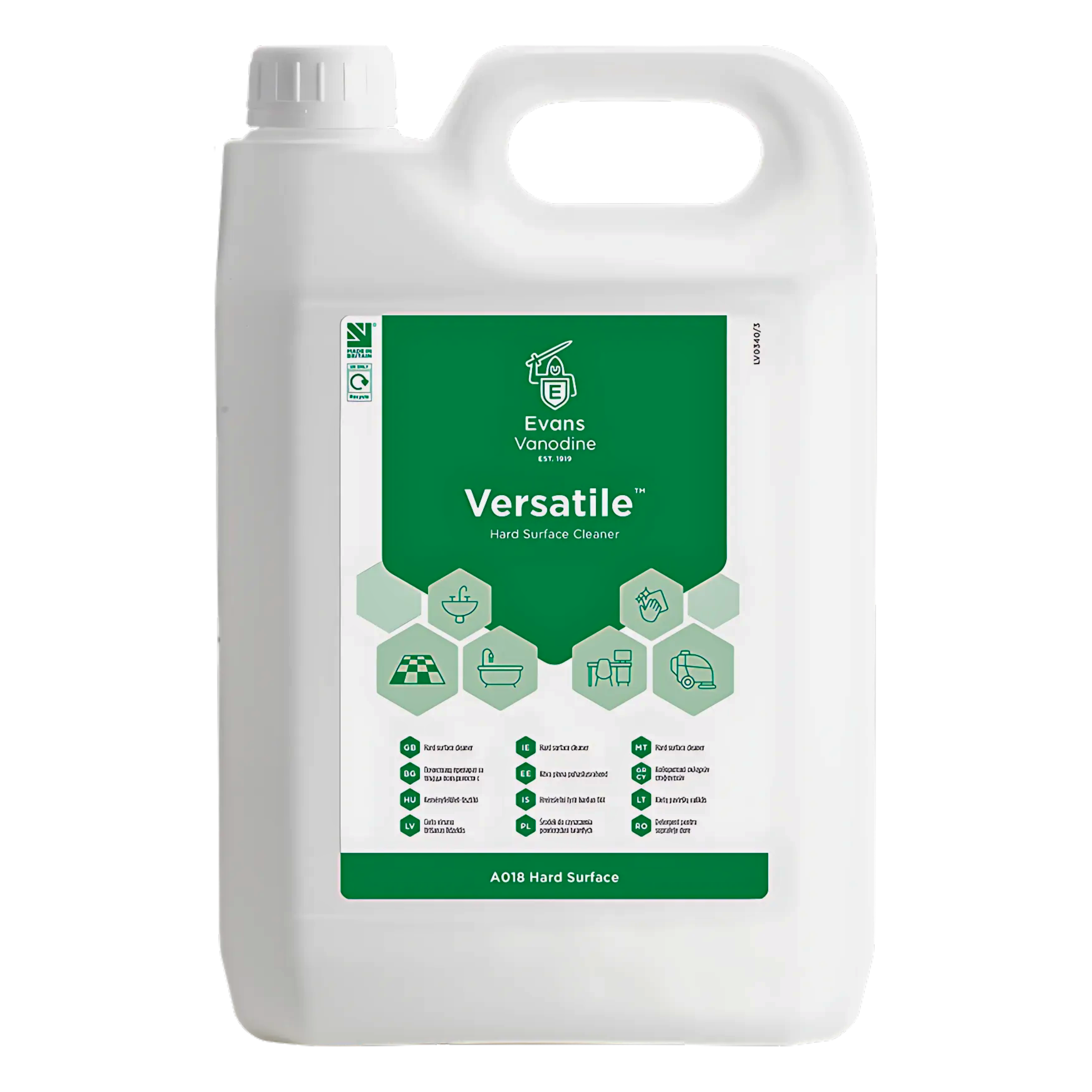 Evan Versatile™ Hard Surface Cleaner, 5L
