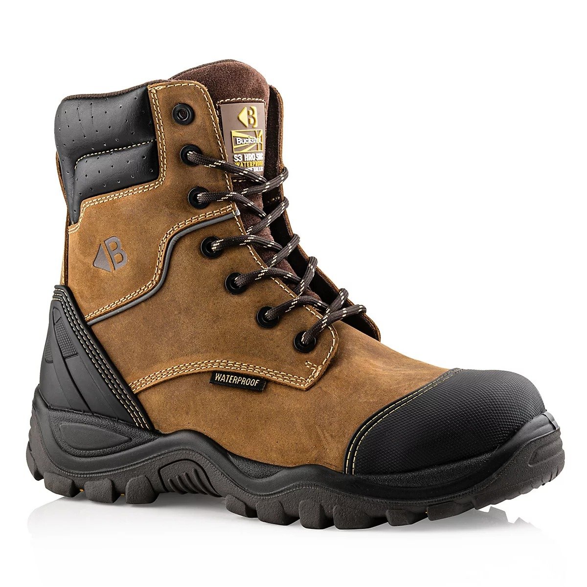 BUCKLER SAFETY LACE/ZIPPER BOOT S3 HRO WRU SRC