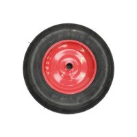 Intertrade Replacement Wheel for Wheelbarrow (Red Rim) XD