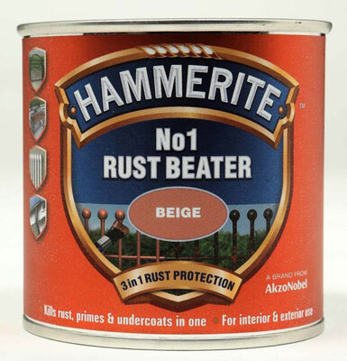 Hammerite No1 Rustbeater Rust Protection Beige 250ml 5092815
