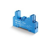 95.85.3SPA Finder 95 Series 2P Blue Din Rail Socket