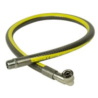 Universal Micropoint Slimline Angeled End Gas Connecting Hose (1250mm x 1/2in