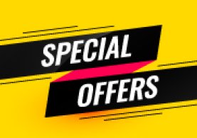 SPECIAL OFFERS!!