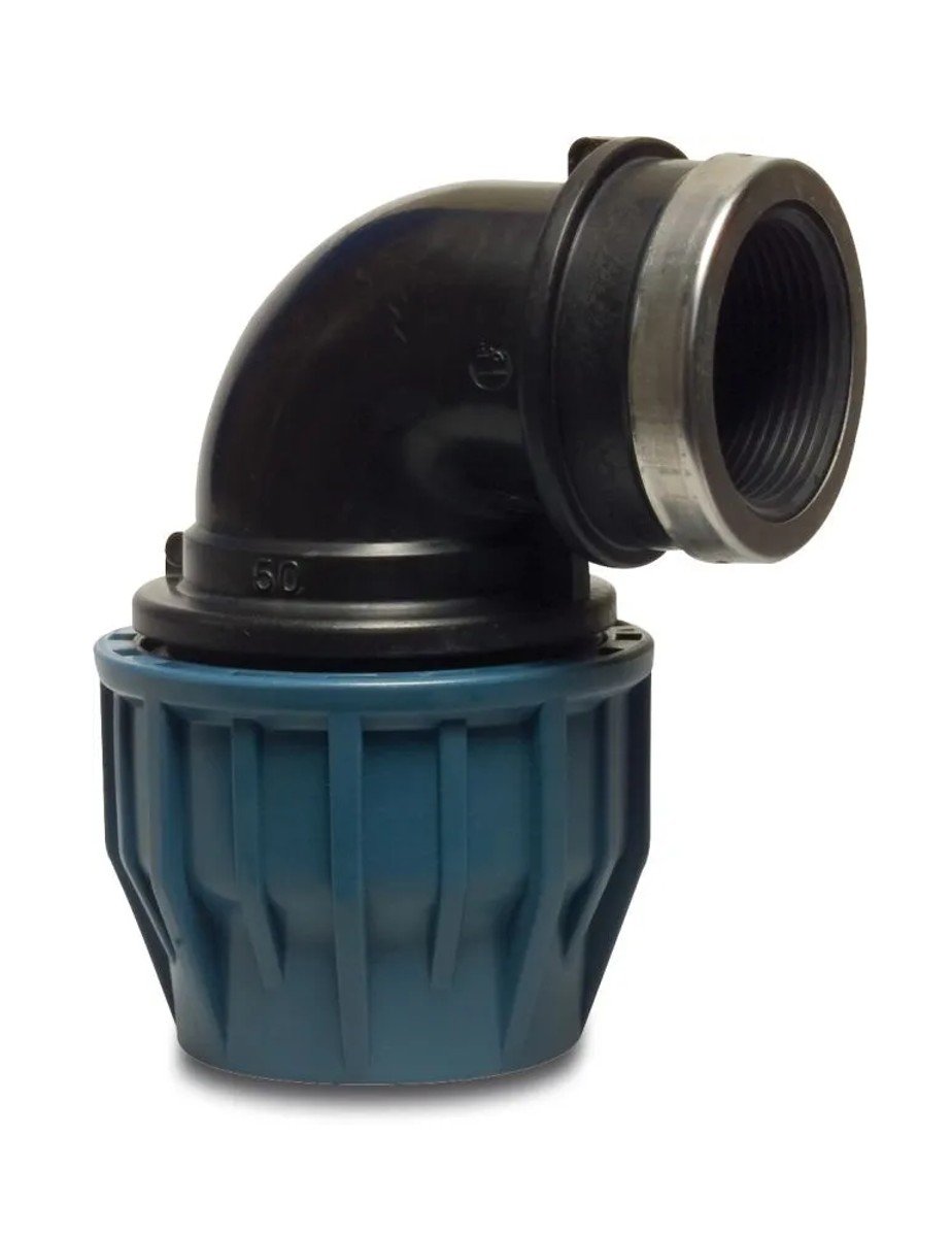Compression Elbow x Female BSP Thread