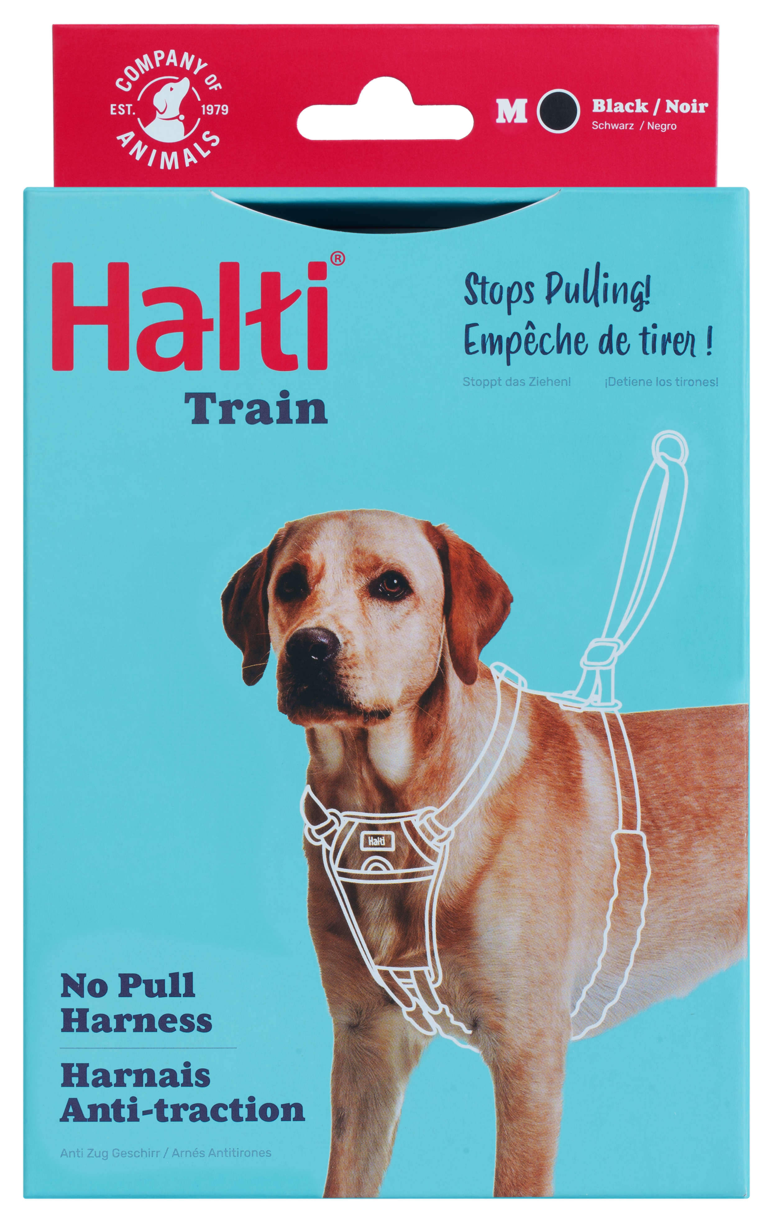 Company Of Animals Halti No Pull Harness Black - Medium