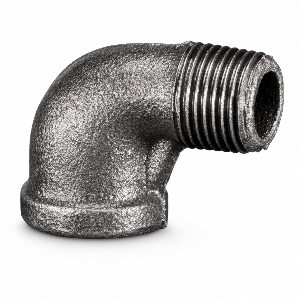 Crane Malleable Black 3/4" 152 90&deg; Male to Female Elbow