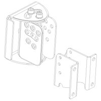 DAS MIA AXW Wall Mount Bracket with Safety Cable for MIA-X5-W, MIA-X6-W, MIA-X8-W, White
