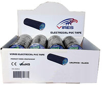 Vires Elec PVC Tape Display 80pce Black