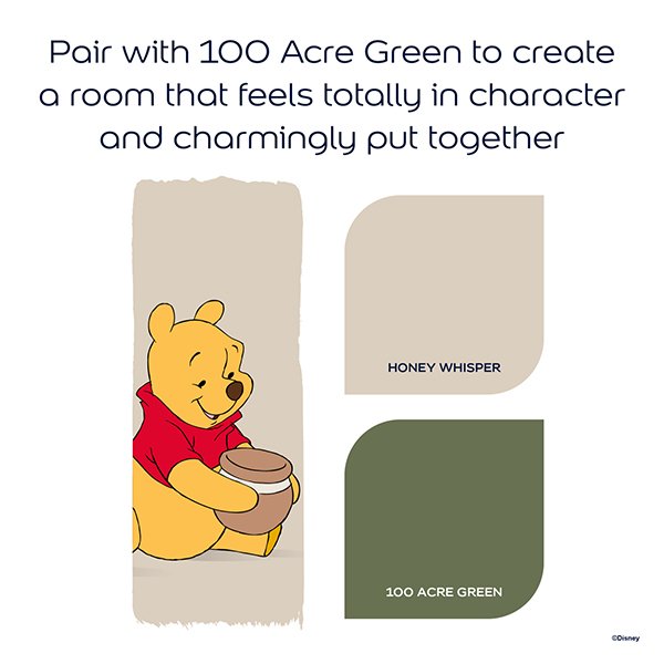 Dulux Easycare Disney Winnie the Pooh Colour Combination