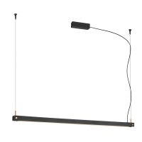 NOYA, PHASE DIMMABLE, BLACK LINEAR PENDANT, CCT2, 2,700K/3,000K