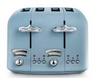 DELONGHI ARGENTO BLUE TOASTER